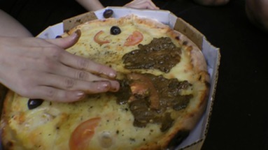 Scat Pizza Real Swallow With 2 Slaves 