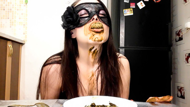 Xtreme Scat Breakfast Real Swallow By Top Babe Lina 